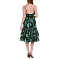 thumbnail image 2 of Zac Posen womens  Taffeta Cocktail Dress, 2, Green, 2 of 3