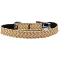 thumbnail image 1 of Chevrons Nylon Dog Collar With Classic Buckle 3/8" Orange Size 14, 1 of 1