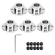 thumbnail image 2 of Conector del motor del eje guía de brida, 5 piezas Accesorios de rodamiento de eje de acoplamiento de brida Acoplador de eje guía de brida Tecnología avanzada, 2 of 8