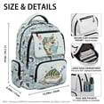 thumbnail image 7 of KUIFORTI Camouflage Fish Kids School Backpack Waterproof Fashion Bookbag with Side Pockets Durable Girls Backpacks Suitable for Elementary Primary Middle School, 7 of 7