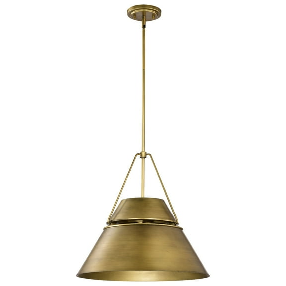 Nuvo Lighting Adina 3 Light Large Pendant - Natural Brass Finish - Natural Brass