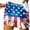 C, variant on Taqqpue 4th July Patriotic Shorts for Women's American USA Flag Printed Shorts Lightweight Elastic Waist Drawstring Summer Casual Shorts