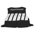 thumbnail image 2 of Chaleco reflectante de seguridad, ropa de ciclismo, chaleco para entrenamiento en el patio, equipo deportivo, blanco y negro, 2 of 15