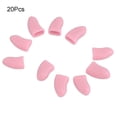 thumbnail image 2 of Flmtop 20Pcs Soft Pet Dog Cats Kitten Paw Claws Control Nail Caps Covers Pet Accessories Pink, 2 of 9