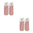thumbnail image 2 of Jumpingount Calcetines de frutas transpirables para mujer Pies frescos y elegantes todos los días Calcetines cómodos de fresa Rosa melocotón durazno rosa 2Conjunto, 2 of 6