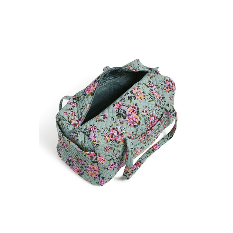 Vera Bradley Women's Recycled Cotton Large Travel Duffel Bag Rosy