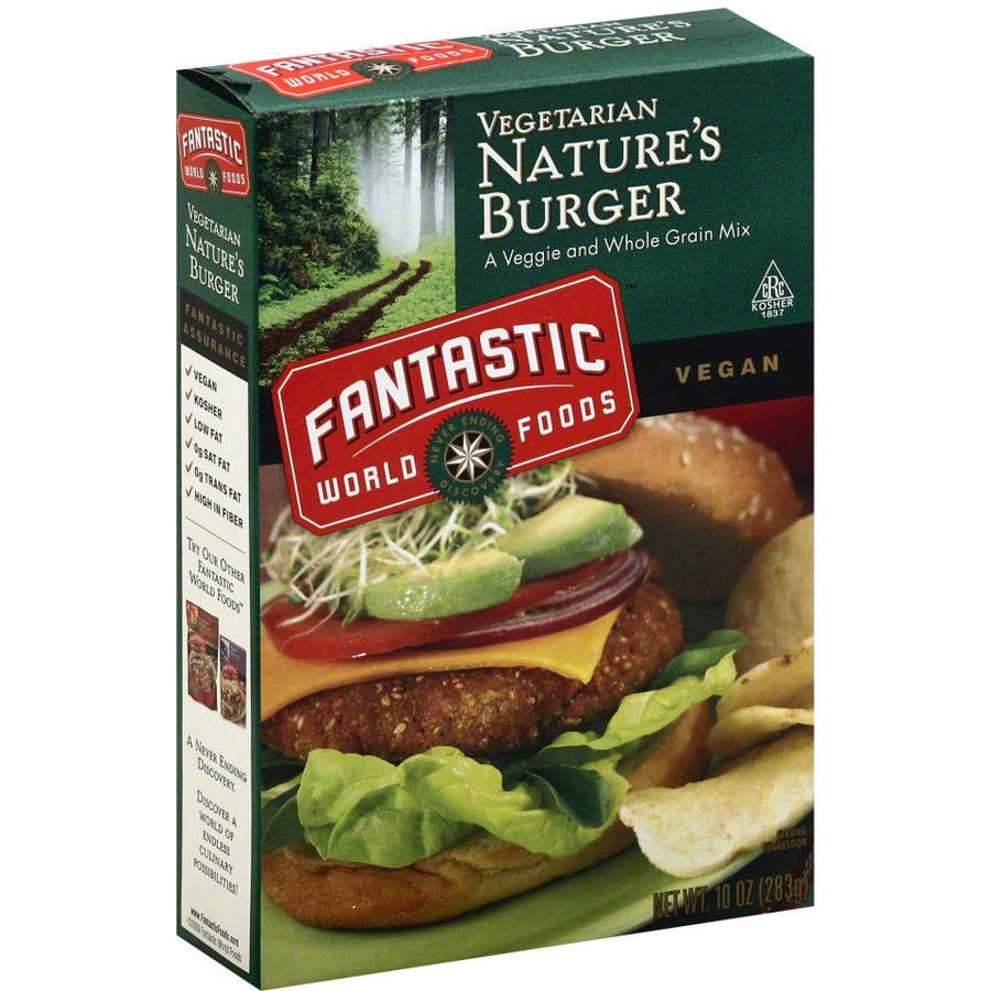 Discontinue***Fantastic Veggie Burger Mix, 8.3 oz, (Pack of 6) Walmart.com