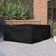 thumbnail image 3 of Funda para mesa de jardín 120 x 120 x 74 cm, funda protectora de lona impermeable para muebles de jardín y muebles de jardín de invierno, 3 of 5