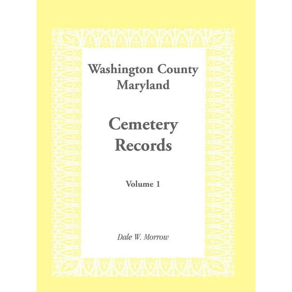 Washington County Maryland Cemetery Records