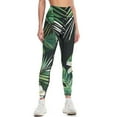 thumbnail image 3 of Tropical Pattern High Waisted Leggings for Women Regular & Plus - No See Through Tummy Control Cycling Workout Yoga Pants without Pockets XL, 3 of 6