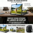 thumbnail image 3 of Screen Magnifier 2025 Version for Cell Phone,3D HD Mobile Screen Amplifier 10–18 inch,Foldable Ultra-ClearMagnifier Stand Supports All Smarts, 3 of 8