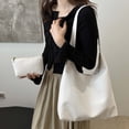 thumbnail image 5 of DGMIOCS Woven Tote Bag for Women with Purse, Fashion Shoulder Hobo Underarm Bags, Large Woven Handmade Work Commuter Day Bags White, 5 of 5