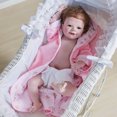 thumbnail image 4 of 55cm/22in Realista Baby Doll Reborn Baby Dolls Silicona Suave Completo, 4 of 5