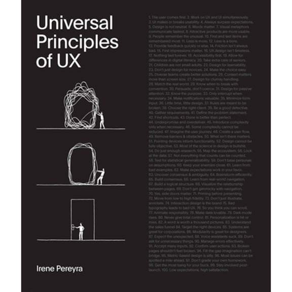 Pre-Owned Universal Principles of UX: 100 Timeless Strategies to Create Positive Interactions Between People and Technology (Hardcover) 0760378045 9780760378045