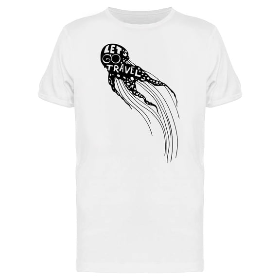 Jellyfish Lets Go Travel Tee Men's -Image by Shutterstock