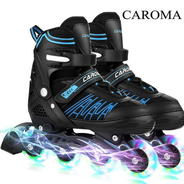 Adjustable Inline Skates for Kids and Adults with Full Light Up Wheels, Outdoor Blades Roller