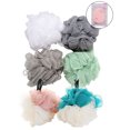 thumbnail image 1 of Ensemble d'Éponges de Bain en Maille Exfoliante, Éponge de Douche, Boule de Douche, Éponge à Récurer, 1 of 10