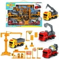thumbnail image 2 of 13 Pcs Construction Vehicles Playset for Kids,Tower Crane, 4 Engineering Vehicles,Engineering Toys,Birthday Christmas Gift for 3 Year Old Boys,E, 2 of 8