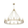 thumbnail image 6 of Z-Lite Dennison 12 Light Chandelier in Signature Brass color, Steel frame, 6 of 7