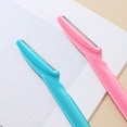 thumbnail image 3 of Stainless steel sharp eyebrow trimmer makeup eyebrow razor razor eyebrow trimmer beauty tools (Pink 5g), 3 of 11