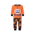 thumbnail image 1 of Argulvti Halloween Pajamas for Family Cute Pumpkin Pattern Long Sleeve Tops + Pants Set Fall Sleepwear, 1 of 7