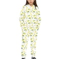 thumbnail image 3 of DISNIMO Lemon Print Hoodies Set for Boys Hoodie And Jogger Set for Boys 2 Piece Hoodie Set Kids Soft Pullover Hoodie Girls Hoodies Set Size 4-5 Hooded Sweatshirt Boys Lightweight Hoodies Pockets, 3 of 7