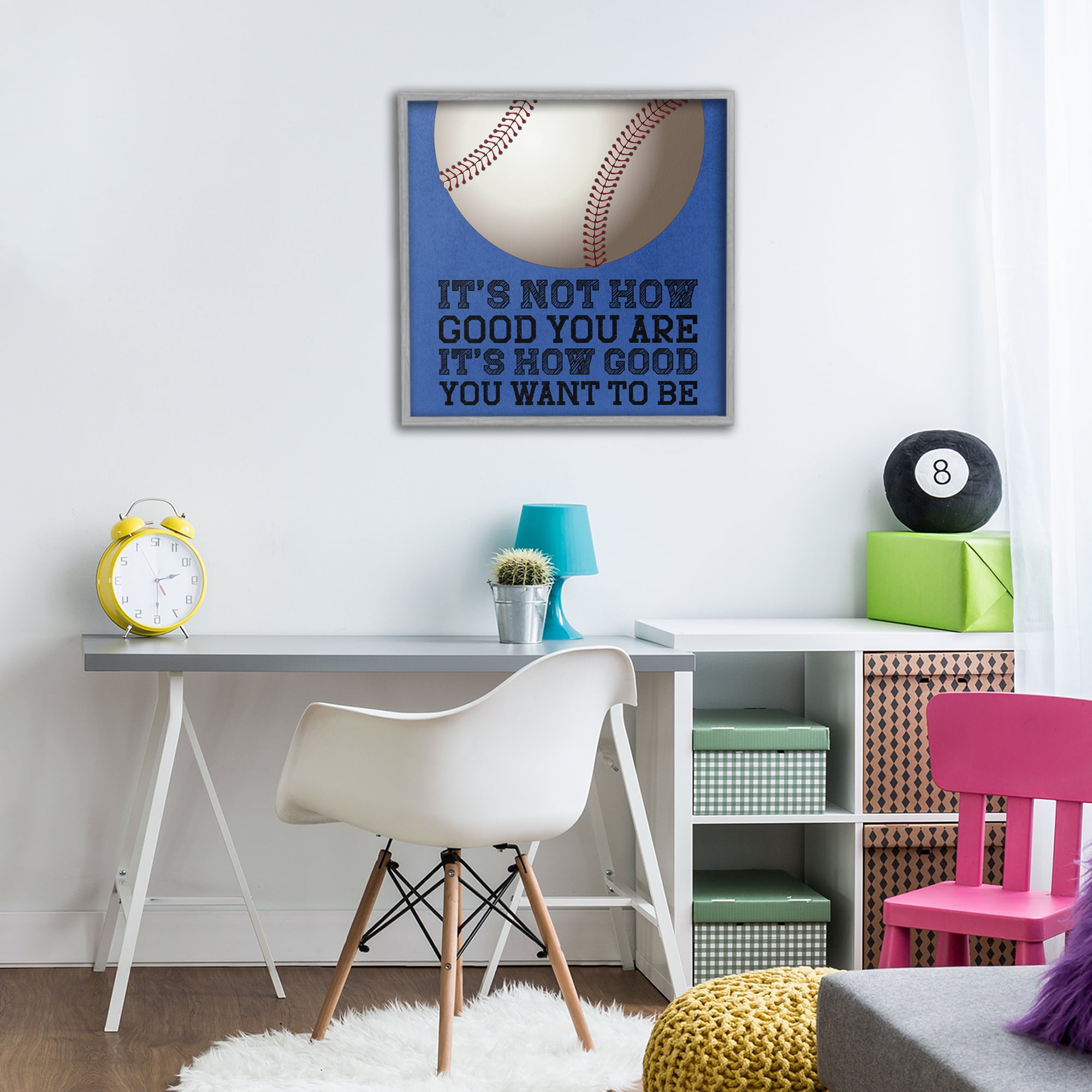 How Good You Want To Be Gray Framed Giclee Art, design by Marcus Prime