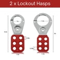 thumbnail image 3 of Kit de etiquetado Lockout TAEGIQI S01 con candados, cerrojos y etiquetas, 3 of 7