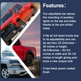 thumbnail image 3 of Kojem Roll Bar for Full-Size Pickup Trucks, Steel, Black, with Mounting Accessories, LYAM-730, 3 of 22