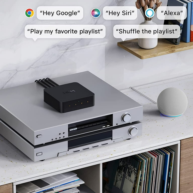WiiM PRO Wireless Bluetooth AirPlay 2 Receiver, Hi-Res Audio
