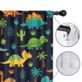 thumbnail image 4 of Blackout Kids Curtains,Dark Dinosaur Cactus Pattern Childrens Insulated Curtains Set Of 2,Bedroom Essentials,Toddler Room Decor 42"x84", 4 of 5