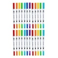thumbnail image 2 of Clearance NANDIYNZHI Brush Marker Pens 24 Colors Art Markers with Fine and Brush Tip Coloring Markers for Adults Markers for Journaling Calligraphy Drawing Sketching Doodling Illustrating 5Ml, 2 of 9