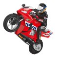thumbnail image 1 of HC-802 1:16 niños motocicleta eléctrica Control remoto RC coche Mini motocicleta recarga 2,4 Ghz carreras moto juguetes niños adultos1B Deng Xun unisex, 1 of 1