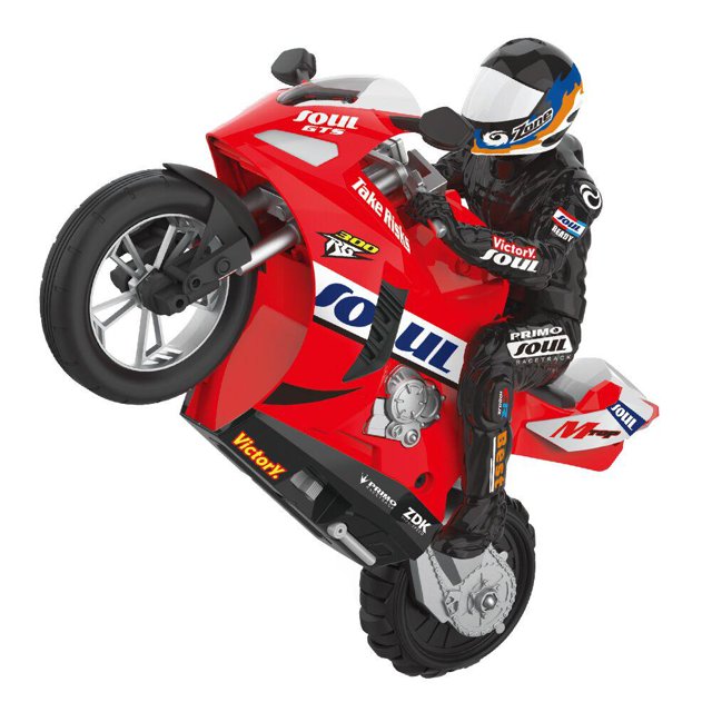 HC-802 1:16 niños motocicleta eléctrica Control remoto RC coche Mini motocicleta recarga 2,4 Ghz carreras moto juguetes niños adultos1B Deng Xun unisex