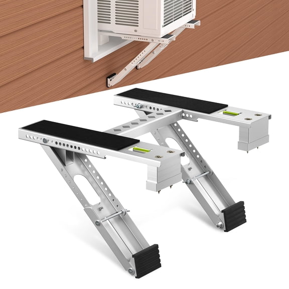 Heavy Duty Window Air Conditioner Bracket With 2 Arms, 220 Lb Capacity