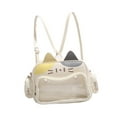 thumbnail image 3 of yuksok Cat Ita Bag Clear Window Crossbody Purse for Anime Display Pin Display Party Yellow, 3 of 9