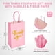 thumbnail image 3 of Bolsas de regalo DjinnGlory Thank You rosas y doradas con papel de seda, 3 of 9