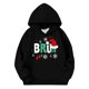 thumbnail image 3 of Sudadera con capucha para niñas y niños, sudadera de manga larga con cuello redondo y estampado de moda, jersey con bolsillo, sudadera de poliéster para niñas, 3 of 8