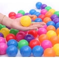 thumbnail image 5 of 100PCS Kids Ball Colorful Fun Plastic Ball Pit Balls for Babies Kids Children Birthday Parties Events Playground Games Pool Tent Ocean Swim Toys Ball Packing in Bag, 5.5CM, 5 of 8