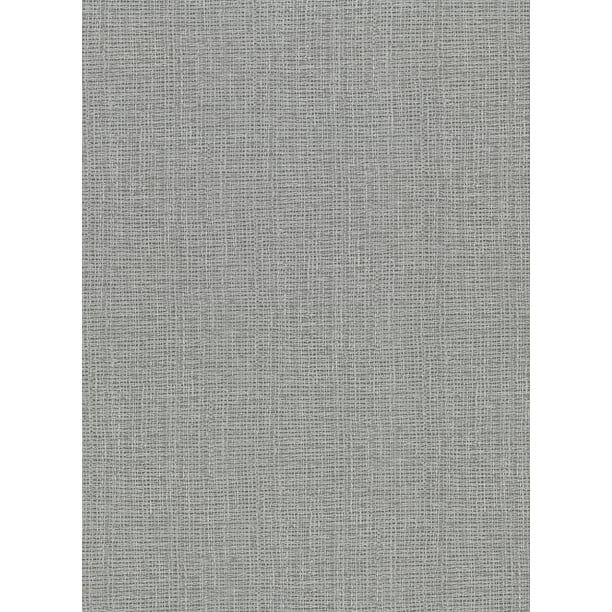 Warner Claremont Silver Faux Grasscloth Wallpaper Walmart Com Walmart Com