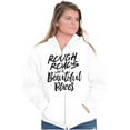 thumbnail image 4 of Rough Roads Beautiful Places Inspired Zip Hoodie Sweatshirt Women Brisco Brands L, 4 of 6