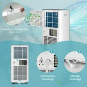 Giantex 8000 BTU (5000 BTU DOE) 250 sq ft Portable Air Conditioner, White
