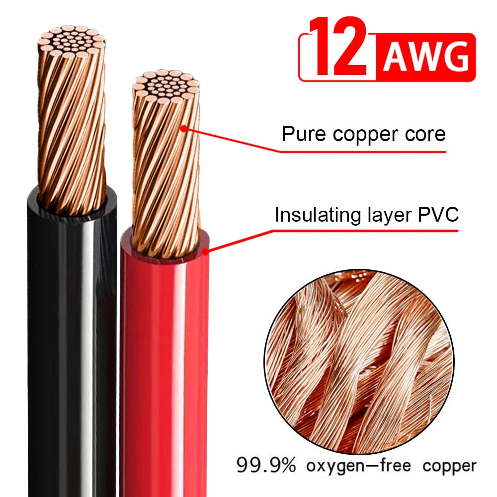 Hormy 12AWG 10FT XT60 Extension Cable, Female to Male Connector for RC Battery, Battery Pack, Solar Generator, Portable Power Station, Solar Panel