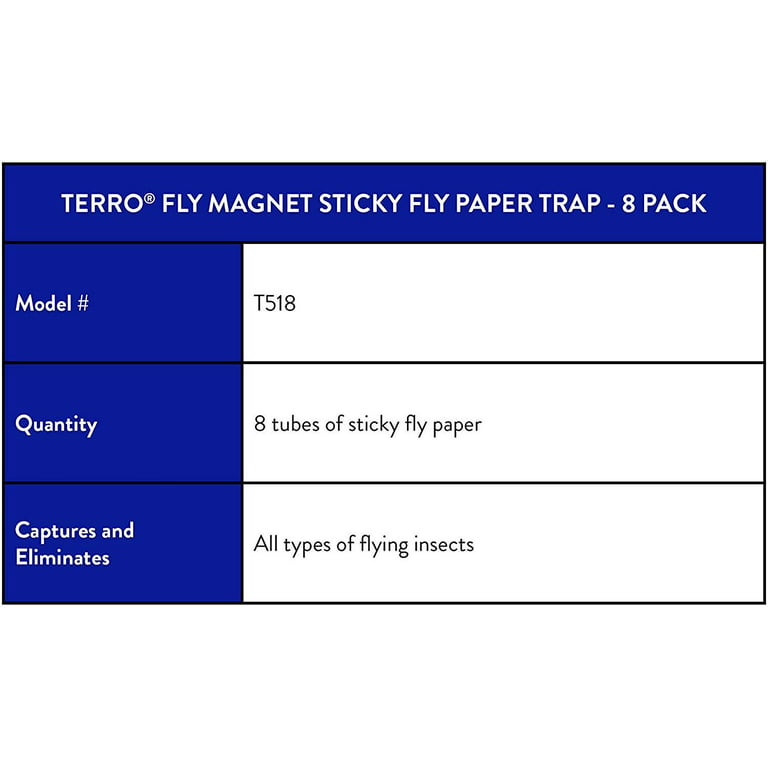 Terro Fly Magnet Fly Ribbon, 8-Pack