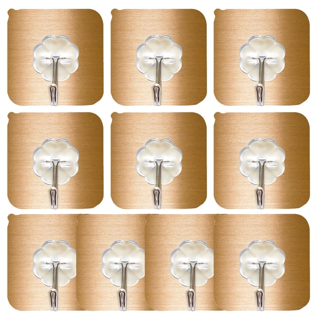 Gancho adhesivo para colgar ganchos de pared pesados Gancho autoadhesivo Gancho para llaves transparente impermeable