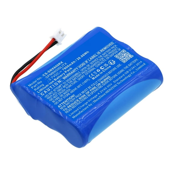 Replacement Battery for Spektrum Transmitter iX12,Transmitter NX6,Transmitter NX8,Part Number:SPMB6000LITX,7800mAh