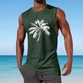 thumbnail image 4 of Tanque Deportivo de Cuello Redondo de la Impresión de la Moda Casual de los Hombres, Blusa de Poliéster sin Mangas para el Uso Diario Casual Al Aire Libre, 4 of 5