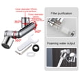 thumbnail image 2 of yeacher 360° Rotating Dual-Pack Faucet Extender with Splash-Proof Design, Extendable Arm, and Bubble Mode for Kitchen & Bathroom Sinks, Universal Adapter Included, Silver, 2 of 7
