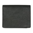 thumbnail image 3 of Women's Jet Set Travel Saffiano Flap Card Holder Leather Wallet - Black, 3 of 3