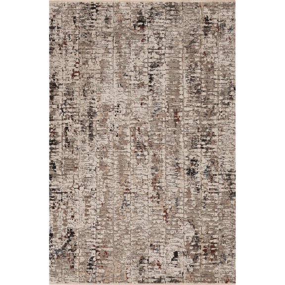 Karina 8254 Beige/Grey Flatiron Area Rug, Size - 5'3" x 7'7"